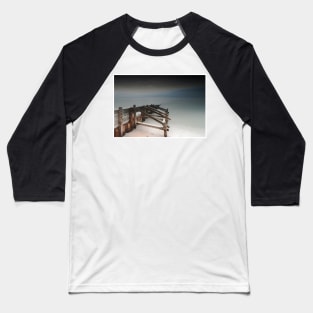 Sheringham Groynes Baseball T-Shirt